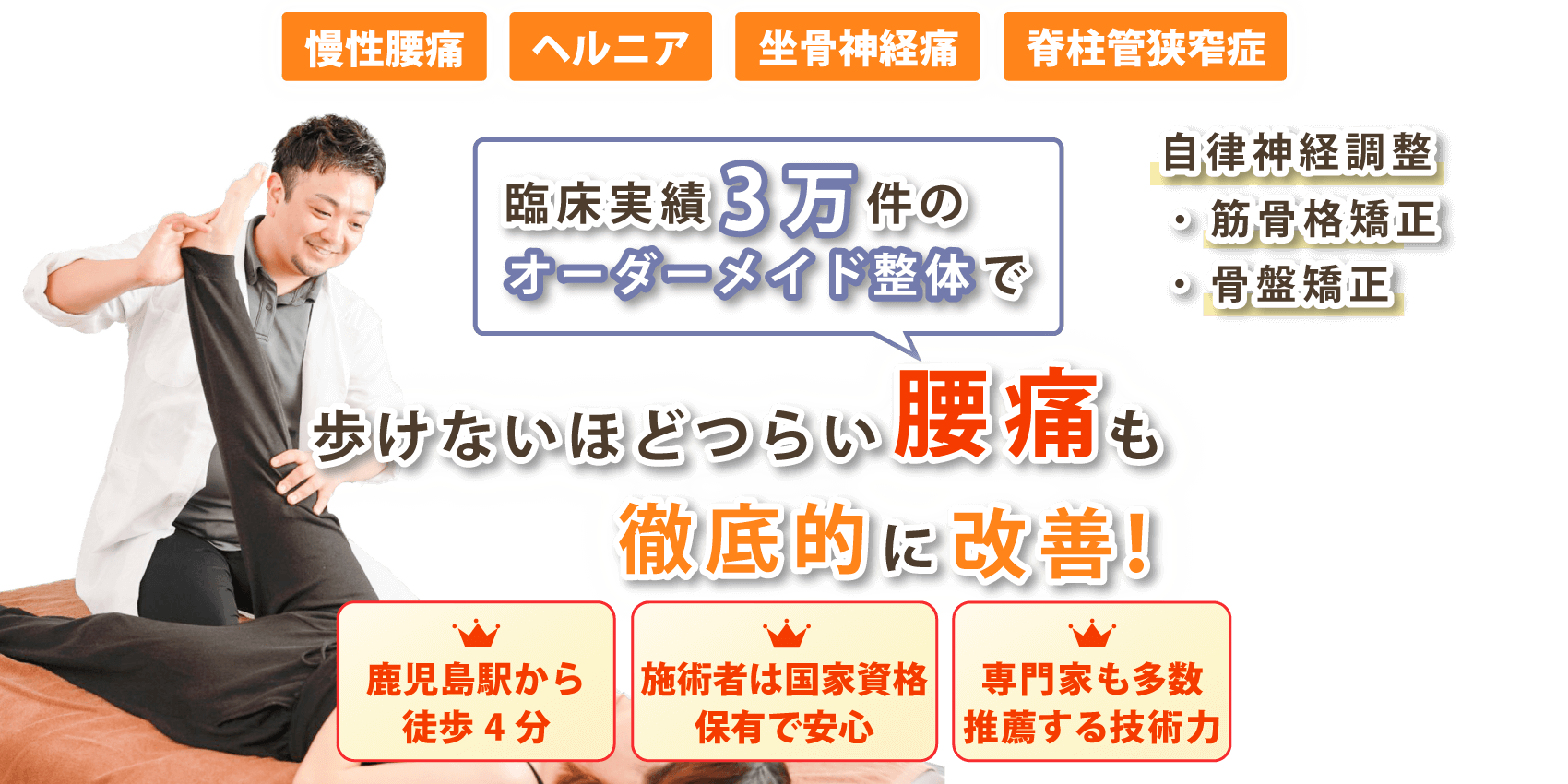 鹿児島市で腰痛の改善ならtotal conditionサロンMacore